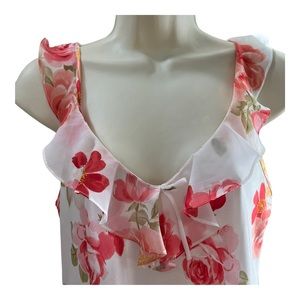 Donna Morgan Women’s Floral Lingerie Set Nightgown and Bathrobe